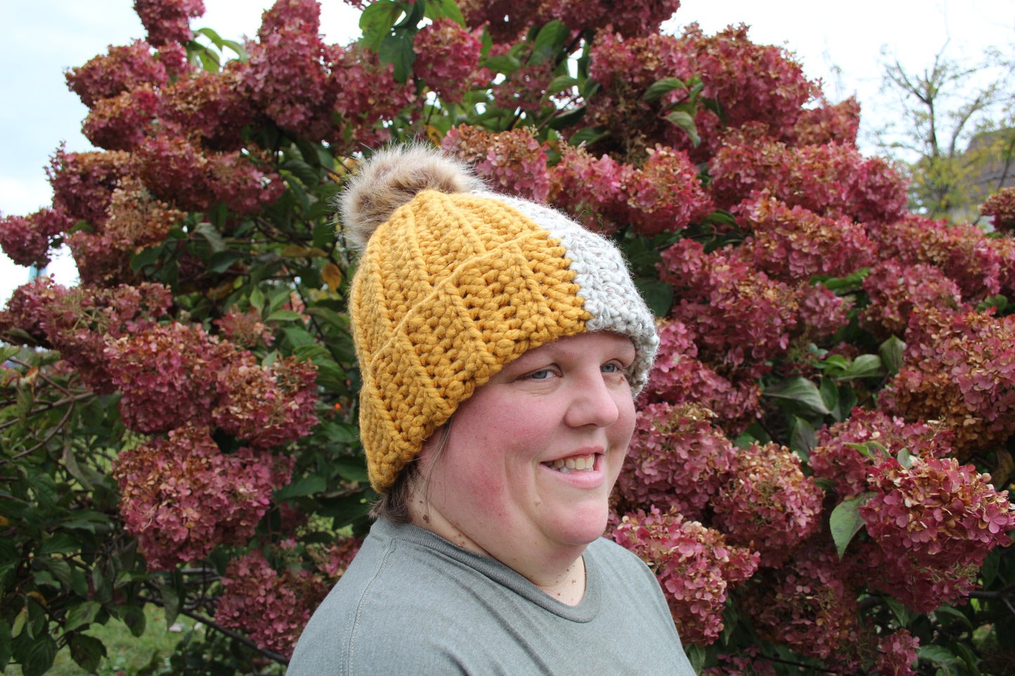 Crochet Pom Hat