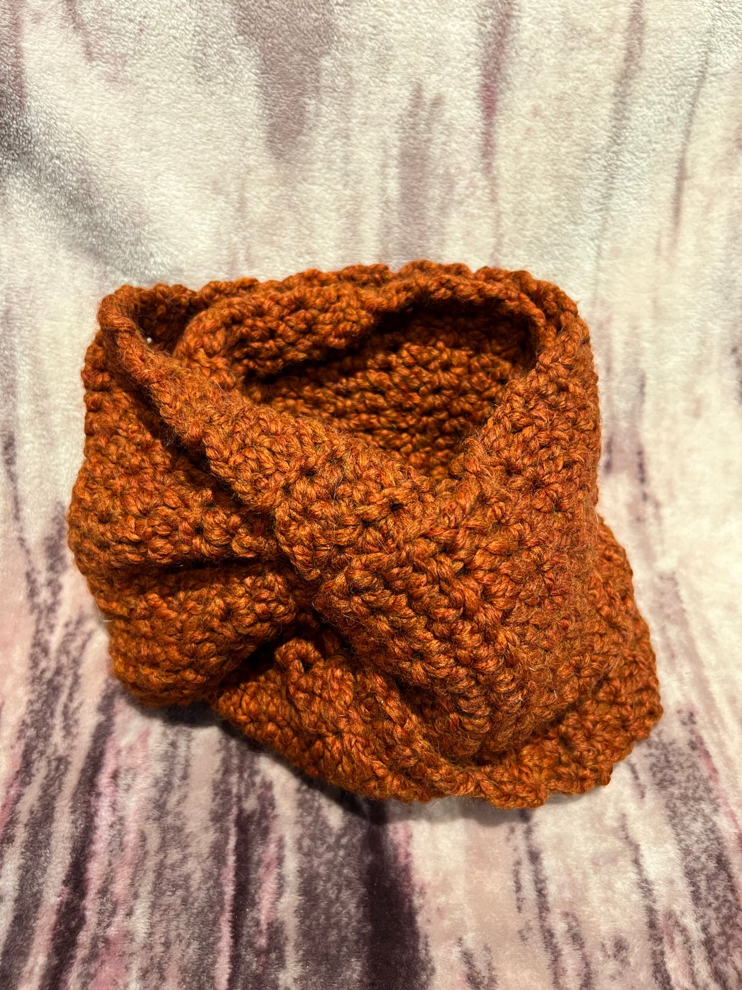 Harvest Orange Infinity Scarf