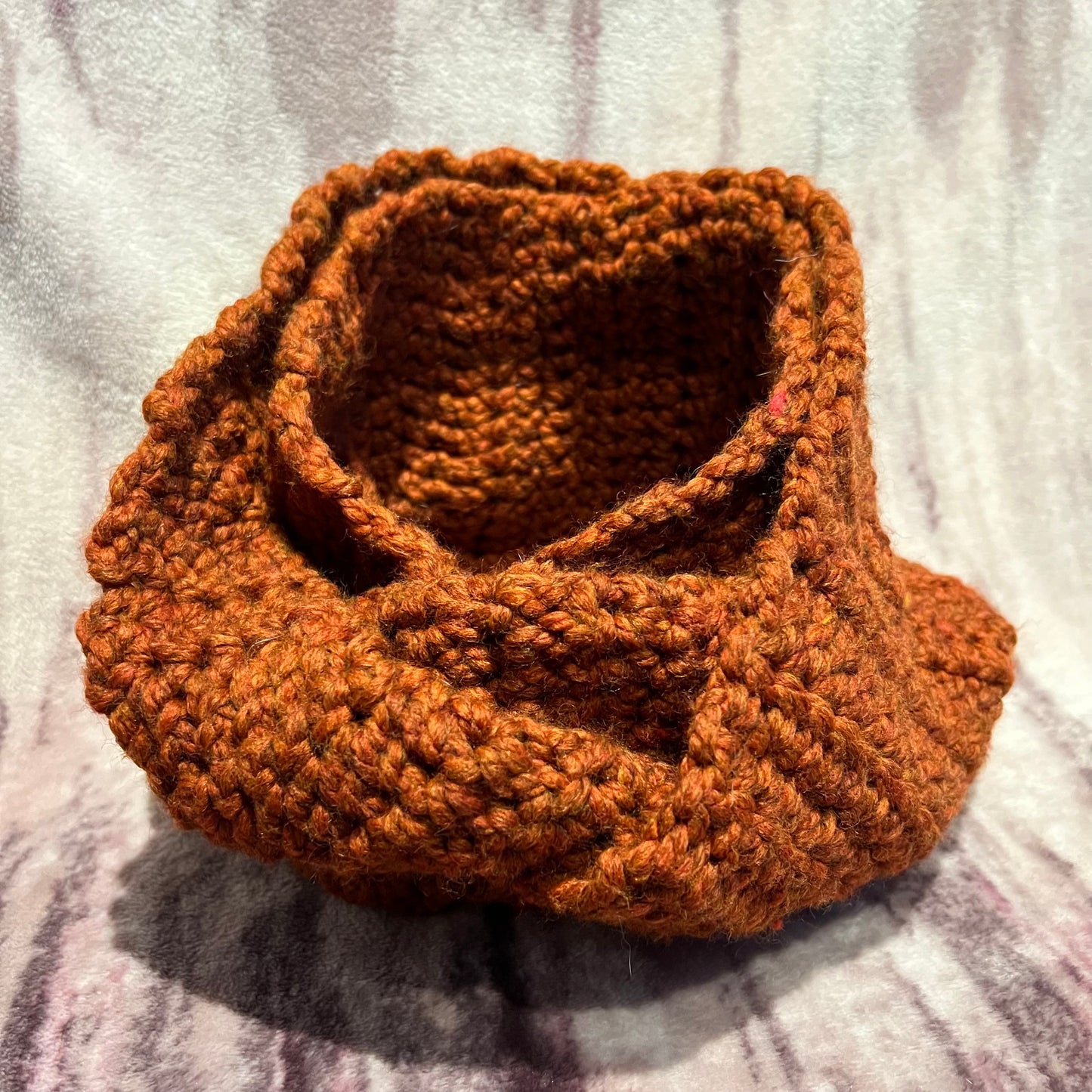 Harvest Orange Infinity Scarf