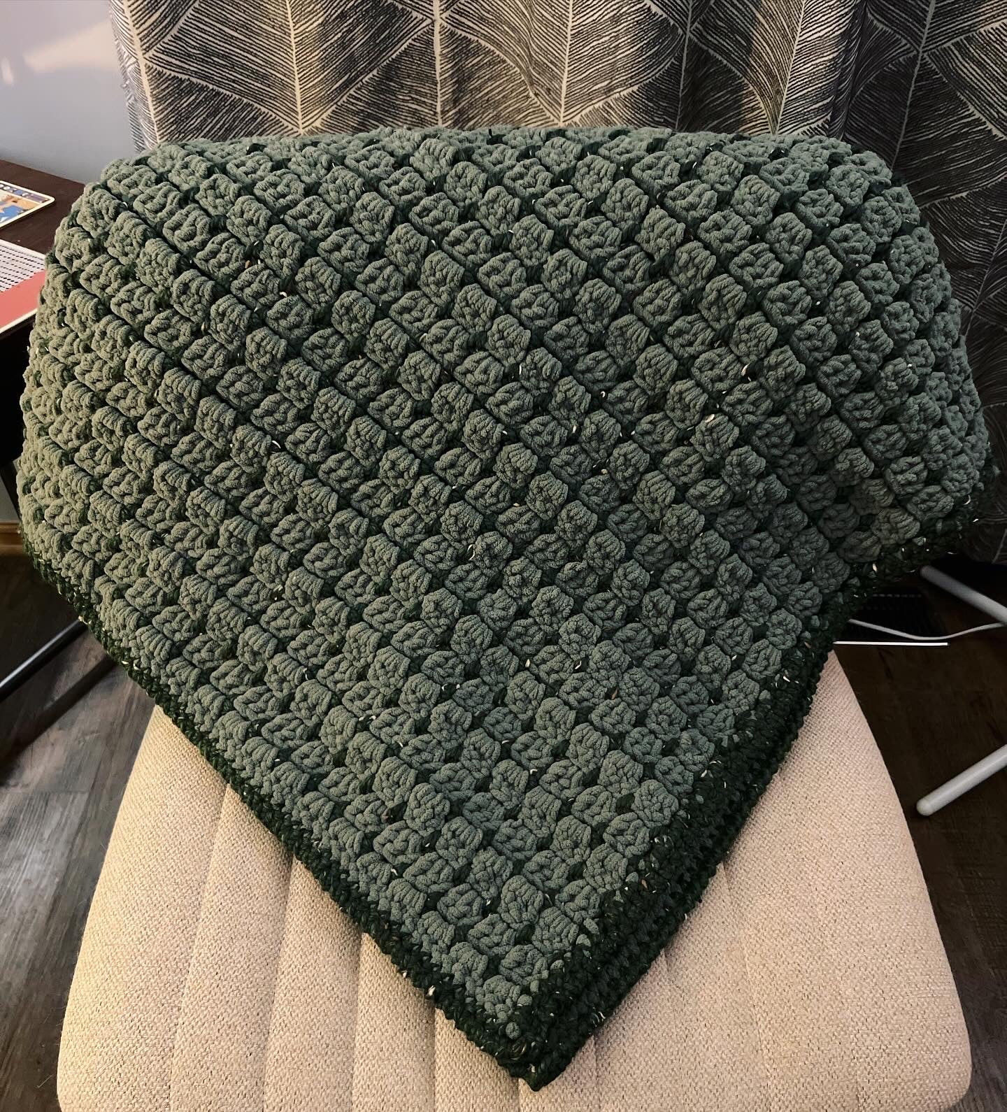 Semi-Weighted Crochet Blanked